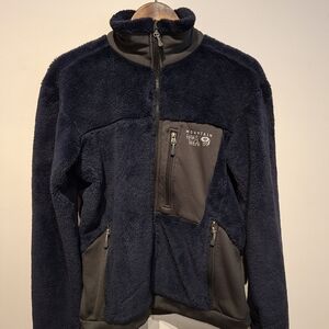 Mountain Hardwear Men’s Navy Fleece Zip Jacket